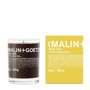 MALIN + GOETZ dark rum candle.